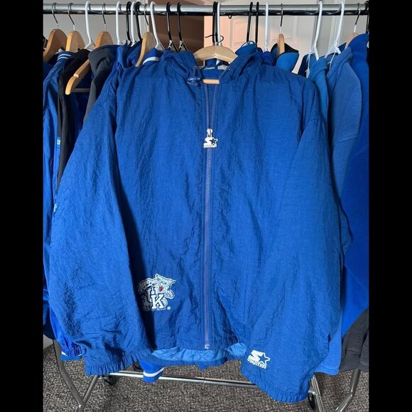 Vintage Starter University of Kentucky Wildcats Full Zip Heavyweight Jacket - Picture 1 of 3